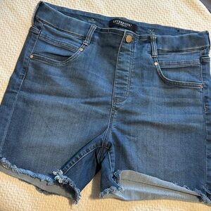 Liverpool Dark Blue Denim Shorts